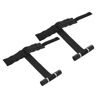 Sportsheets Adjustable Door Jam Cuffs Set Black - Horny Stoner