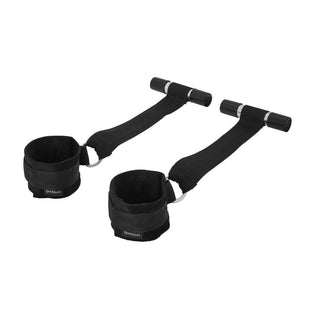 Sportsheets Adjustable Door Jam Cuffs Set Black - Horny Stoner