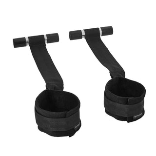Sportsheets Adjustable Door Jam Cuffs Set Black - Horny Stoner