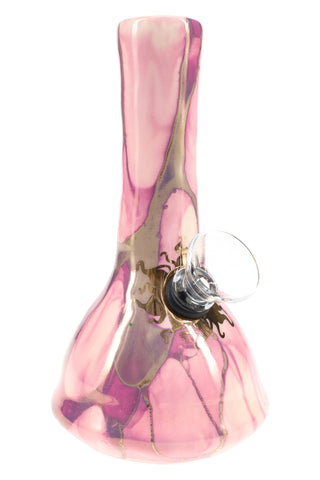 Ancient Creations Ceramics Mini Ceramic Water Pipe – 5″ – US-Made