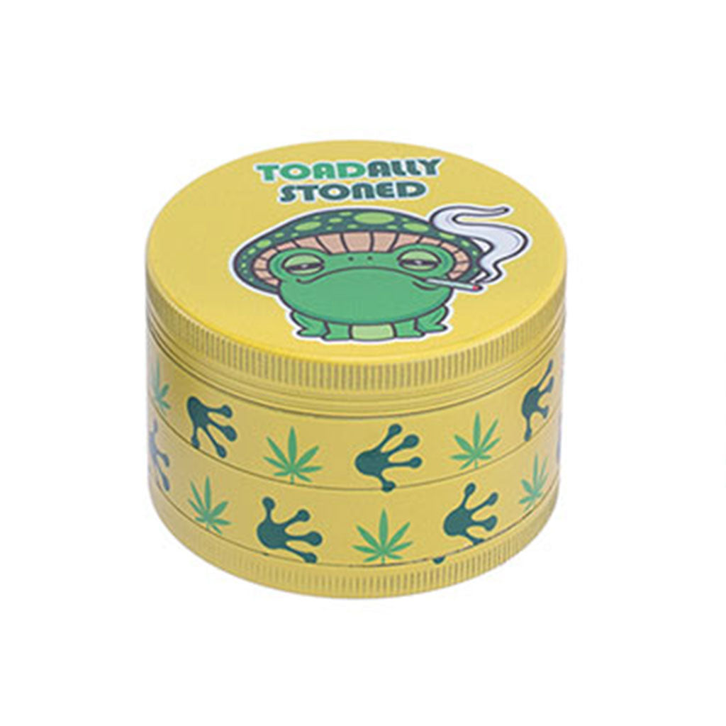 Smoke Drop STONED TOAD WACKY GRINDER Horny Stoner Stoned Toad