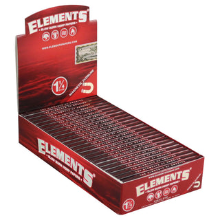 Elements Red Slow Burn Hemp Rolling Papers - Horny Stoner