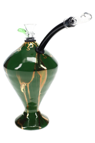 Ancient Creations 6″ Gold-Vein Ceramic Hookette