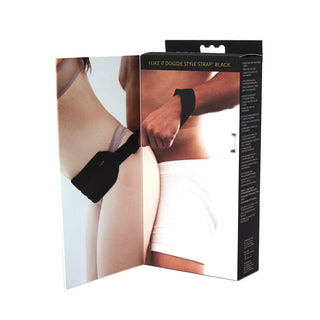 Sportsheets I Like It Doggie Style Strap Black - Horny Stoner