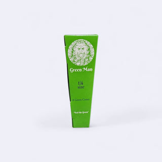 Green Man Green Rice Paper Cones - Horny Stoner