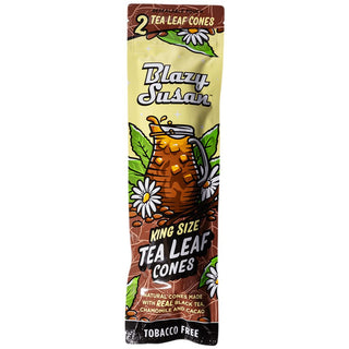 Blazy Susan Tea Leaf Cones- 2pc / King Size 10ct - Horny Stoner