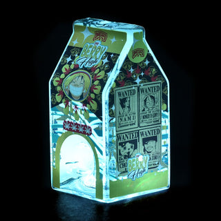 Dabtized Juice Carton LED Glass Hand Pipe - 3.75" - Horny Stoner