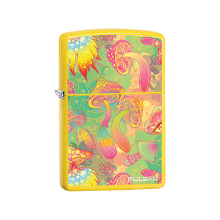 Pulsar Zippo Lighter | Watchful Shrooms | Classic Lemon - Horny Stoner