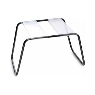 Fetish Fantasy Series The Incredible Sex Stool Clear/Black - Horny Stoner