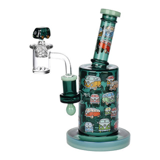 Pulsar Greatest Hits Series Glow Dab Rig Kit / 8" / 14mm F - Horny Stoner