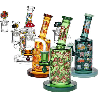 Pulsar Greatest Hits Series Glow Dab Rig Kit / 8" / 14mm F - Horny Stoner