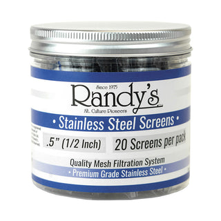 RANDY'S 20CT STAINLESS STEEL SCREENS