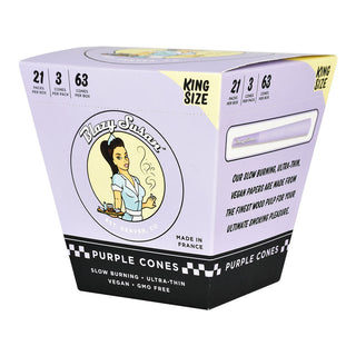 Blazy Susan Purple Pre-Rolled Cones | 21pc Display