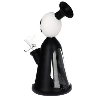 Nightmarish Silicone on Glass Water Pipe - 7.25" / 14mm F