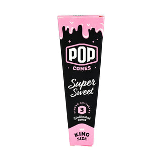 POP Cones Unbleached | Assorted Flavors | 25pc Display