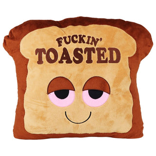 Toasted Plush Pillow - 15.5" x 13" - Horny Stoner