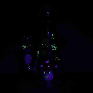 SeshGear Interstellar Trip Glass Water Pipe - 7.25" / 14mm F
