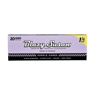 Blazy Susan Pre-Rolled Cones Slide Box | 1 1/4 | 20pc | 12pk Display Blazy Susan Pre-Rolled Cones Slide Box | 1 1/4 | Cone