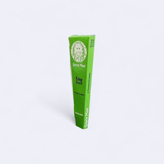 Green Man Green Rice Paper Cones - Horny Stoner