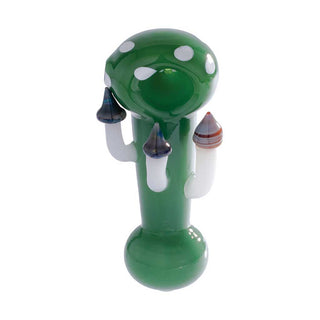 TOADSTOOL MUSHROOM GLASS HAND PIPE