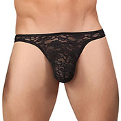 Male Power Stretch Lace Bong Thong - Horny Stoner