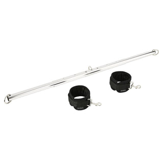Sportsheets Expandable Spreader Bar & Cuffs Set Black - Horny Stoner