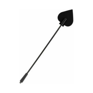 Fetish Fantasy Series Silicone Spade Crop Black - Horny Stoner