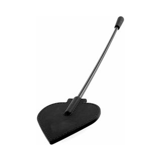 Fetish Fantasy Series Silicone Spade Crop Black - Horny Stoner