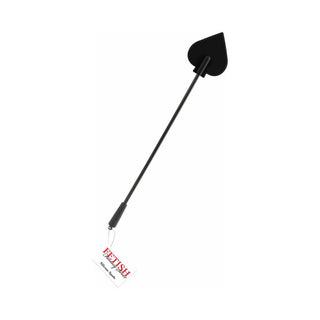 Fetish Fantasy Series Silicone Spade Crop Black - Horny Stoner
