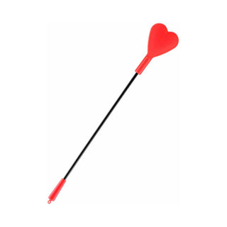 Fetish Fantasy Series Silicone Heart Crop Red - Horny Stoner