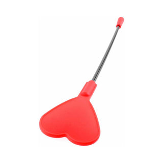 Fetish Fantasy Series Silicone Heart Crop Red - Horny Stoner