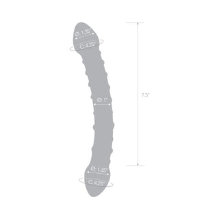 Glas 10 in. Double Trouble Glass Dildo - Horny Stoner