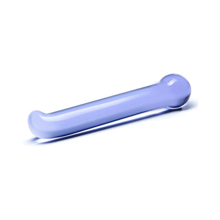 Glas 6.75 in. Purple G-Spot Tickler Glass Dildo - Horny Stoner