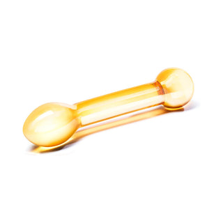 Glas 7 in. Honey Dripper Anal Slider Prostate Stimulating Glass Dildo - Horny Stoner
