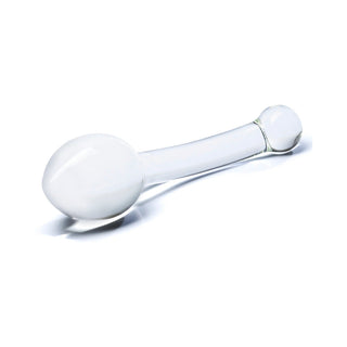 Glas 8 in. Pure Indulgence Anal Slider Prostate Stimulating Glass Dildo - Horny Stoner