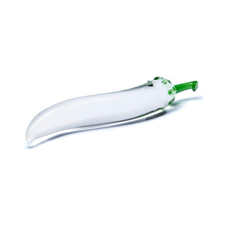 Glas 8.25 in. Glass Naturals Chili Pepper Dildo - Horny Stoner