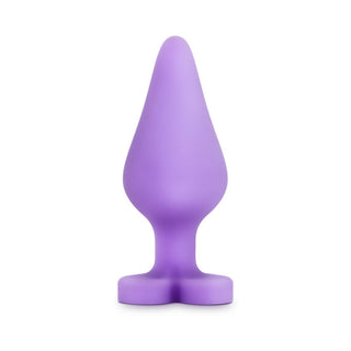 Blush Play with Me Naughty Candy Hearts 'Do Me Now' Anal Plug Purple - Horny Stoner