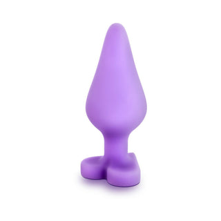 Blush Play with Me Naughty Candy Hearts 'Do Me Now' Anal Plug Purple - Horny Stoner