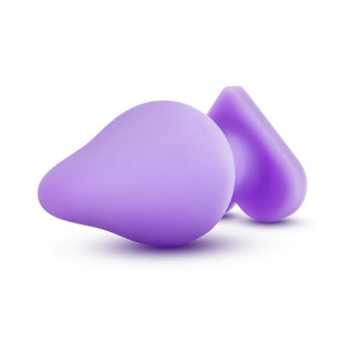 Blush Play with Me Naughty Candy Hearts 'Do Me Now' Anal Plug Purple - Horny Stoner