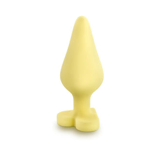 Blush Play with Me Naughty Candy Hearts 'Spank Me' Anal Plug Yellow - Horny Stoner