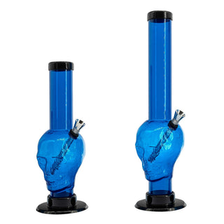Acrylic Skull Bong 9-12" - Multiple Colors