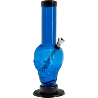 Acrylic Skull Bong 9-12" - Multiple Colors