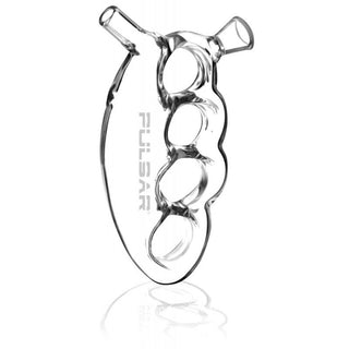 Pulsar Glass Knuckle Bubbler - Horny Stoner