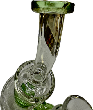 Ripkitty 7” Conical Bong Color Shower with 14mm Male Bowl