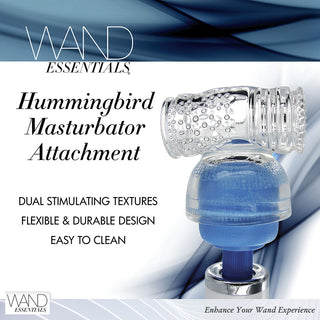 Wand Essentials Hummmingbird Attachment Clear - Horny Stoner