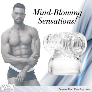 Wand Essentials Hummmingbird Attachment Clear - Horny Stoner
