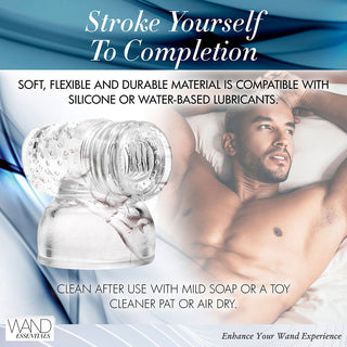 Wand Essentials Hummmingbird Attachment Clear - Horny Stoner