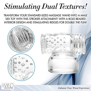Wand Essentials Hummmingbird Attachment Clear - Horny Stoner