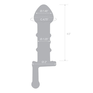 Glas 6.5 in. Candy Land Juicer Rotating Dildo - Horny Stoner