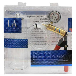 LA Pump Penis Pump Standard Shape Cylinder & Pump Kit - Horny Stoner